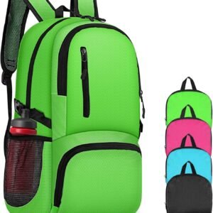 26L Hiking Backpack, Foldable Sports Daypack Camping Gear Travel Must Haves Outdoor for Women Men